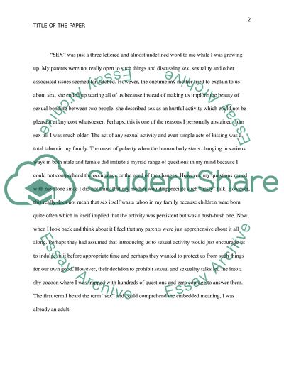 Becoming Comfortable with Sexual Language