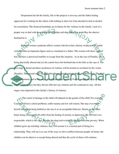 Family Violence: Straight Out of Brooklyn