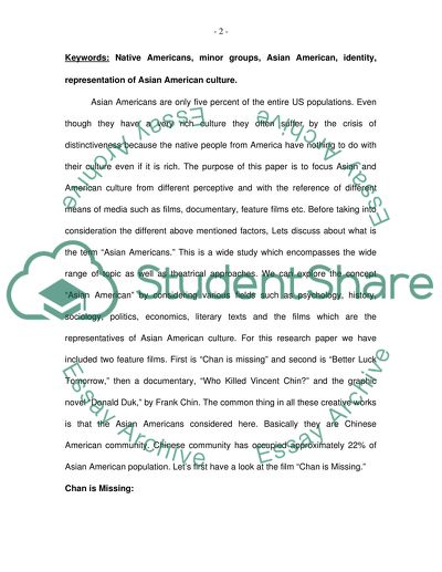 Representation of Asian American Experience