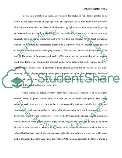 essay copyright fair use