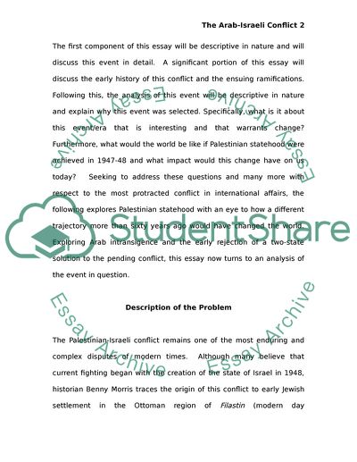 A Two-state Solution in the Middle East