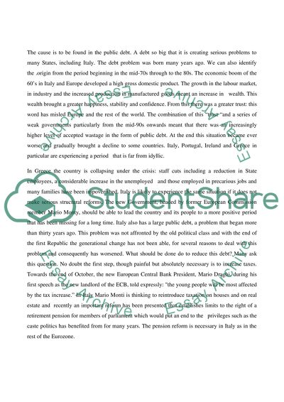 Political Economy In The World: Rebirth Or Failure