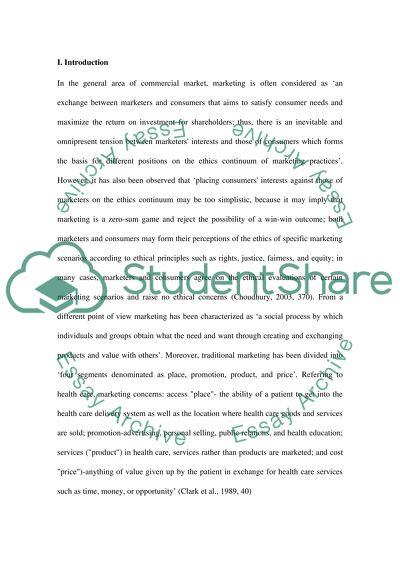 Marketing Health Intervention in Hospitals General Medical Services Ltd