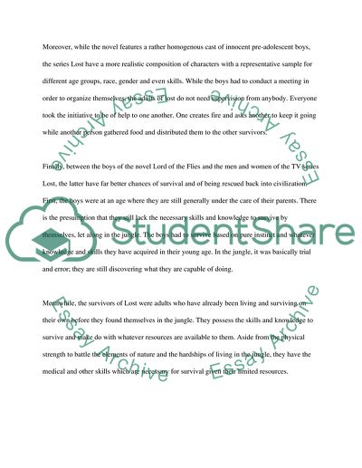 Lost and Lord of the Flies