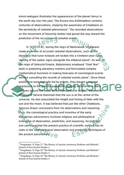 Babylonian Celestial Forecasting