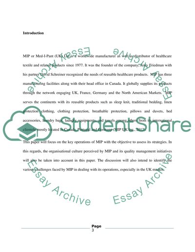 Sales and Marketing Strategies of MIP