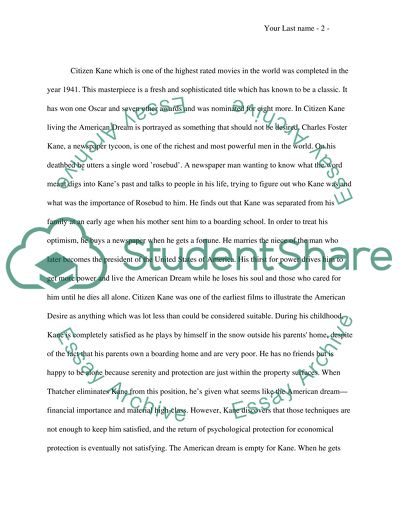 Importance of the American Dream