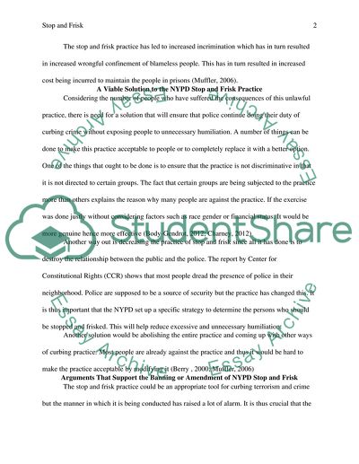 Stop and frisk /NYPD/14th amendments violations