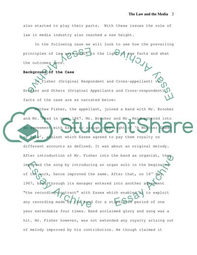 The Law and the Media