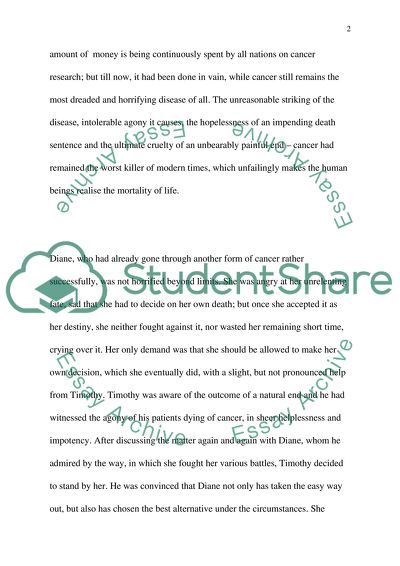 Did Timothy Behave Appropriately Towards Diana