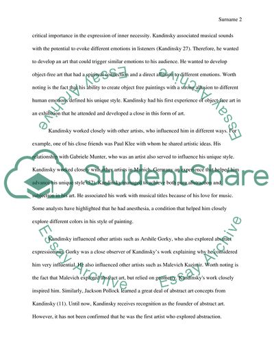 Wassily Kandinsky and Surrealism