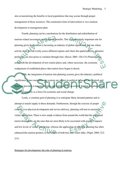 Strategic Marketing in Tourism and Leisure