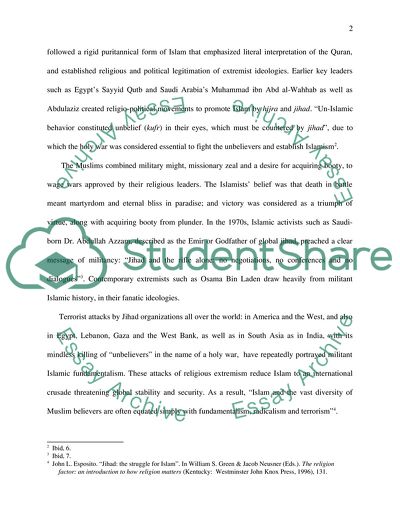 Jihad and the Developing World