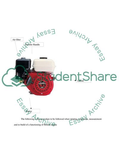 Engine Strip and Build