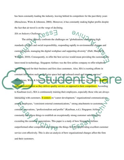 Dual Strategy of Singapore Airlines