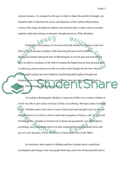 Medieval, Renaissance, and Enlightenment Thought