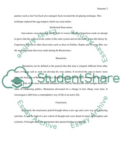 What were the chief charactistics of the Renaissance Consider artistic, intellectual and civic innovations