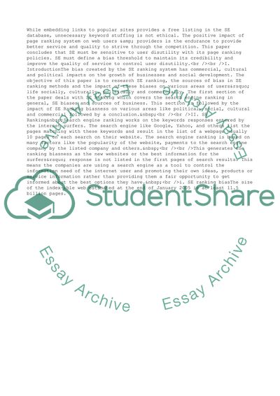 Impact of Search Engines on Page Popularity