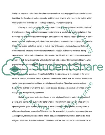 Sociology of Religion