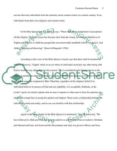 Letter Concerning Toleration by John Locke