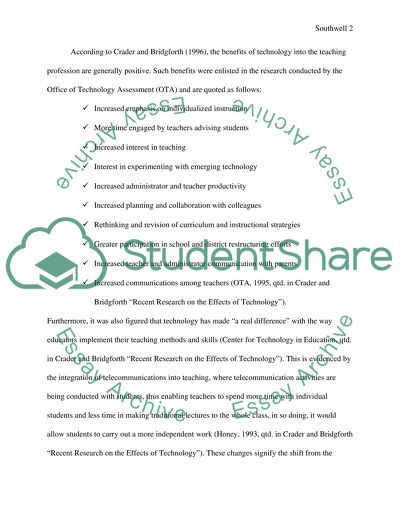 Teaching with Technology