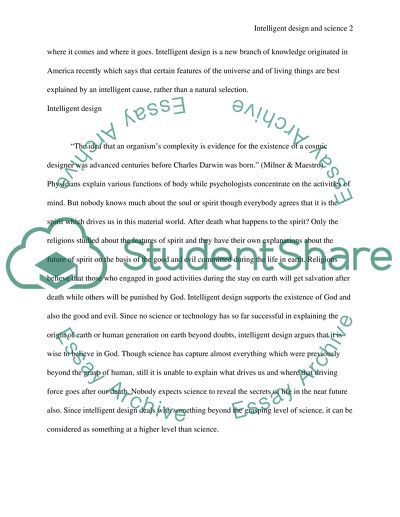 Is intelligent design science