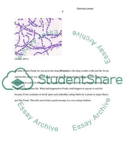Analysis of Osmosis Jones Movie