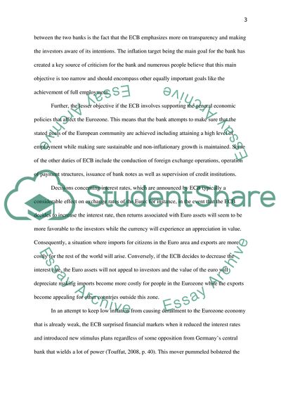 ECBs Decision and Alternative Policies