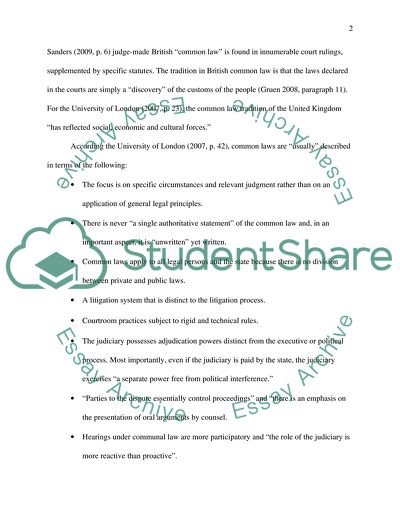 British Common Law is Effective for Protecting the Environment