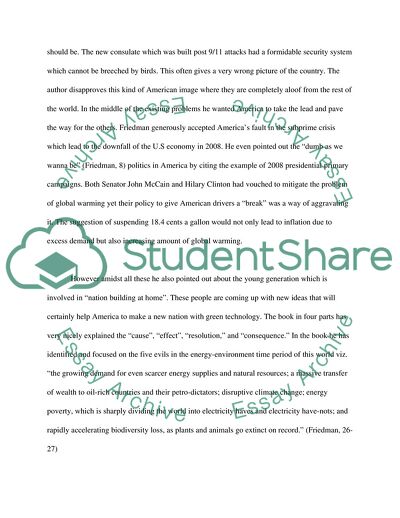 Hot, Flat, and Crowded - Why We Need a Green Revolution