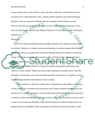 Distance Education