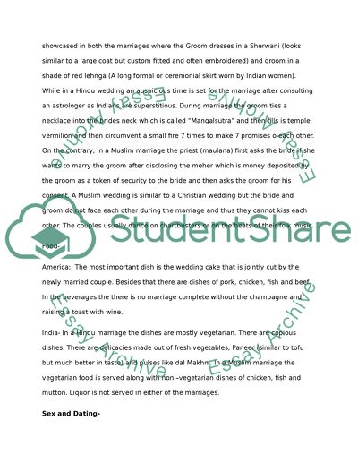 The Dating And Marriage Rituals In India And America