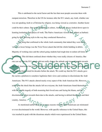 Arab american post 9/11