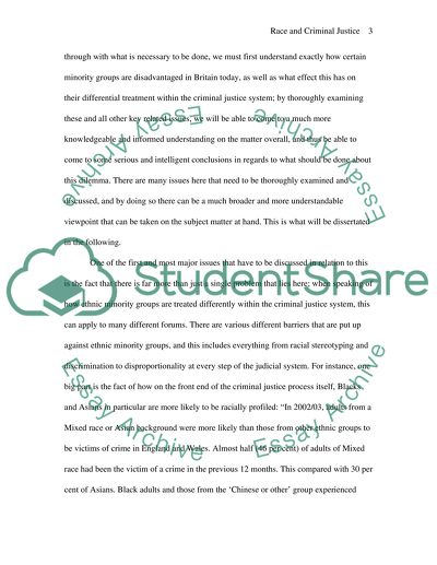 The Effect of the Differential Treatment of Races within the Criminal Justice System