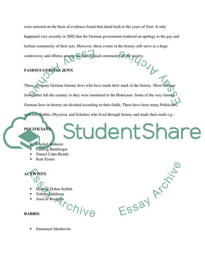 Gay and Lesbian Persecution in Germany, 1933-45