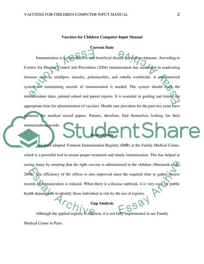 Centers for Disease Control and Prevention