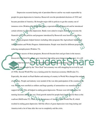 The Great depression