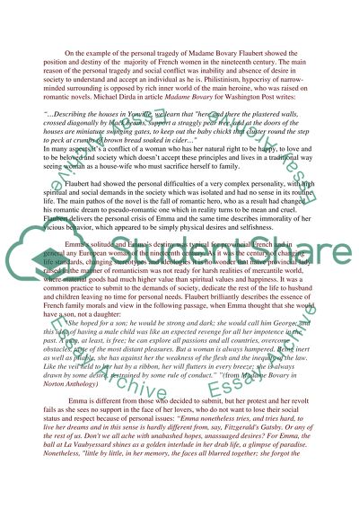 Madame Bovary by Gustave Flaubert