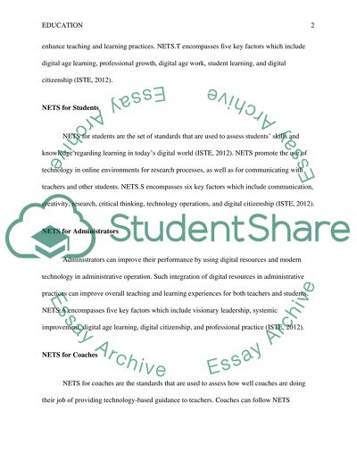 International Society For Technology in Education (ISTE)