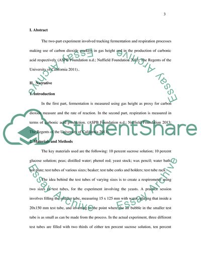 Cellular respiration and fermentation