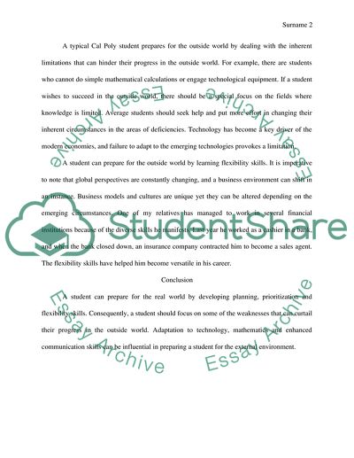 How Typical Students Are Prepared For The real World