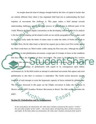 Has Anti Globalization Become Mainstream Politics