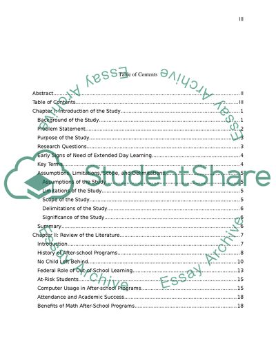 Successful Computer-Based After-School Program for At-Risk Children in an Urban Middle School