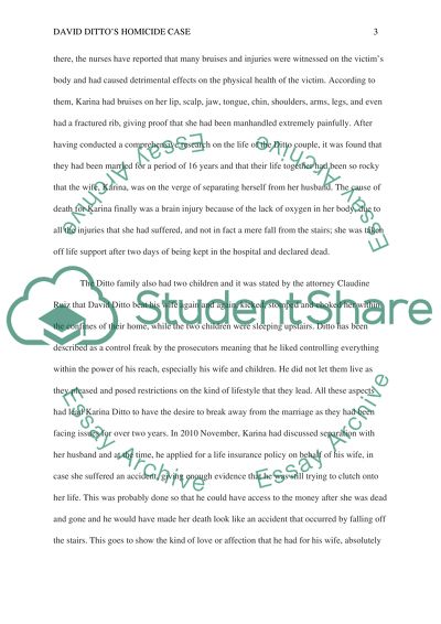 David Dittos Homicide