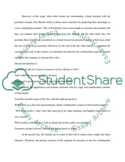 Strategic Marketing for Pure Blonde Premium Beer