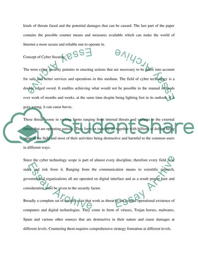 Cybersecurity Threats and the Future of the Internet