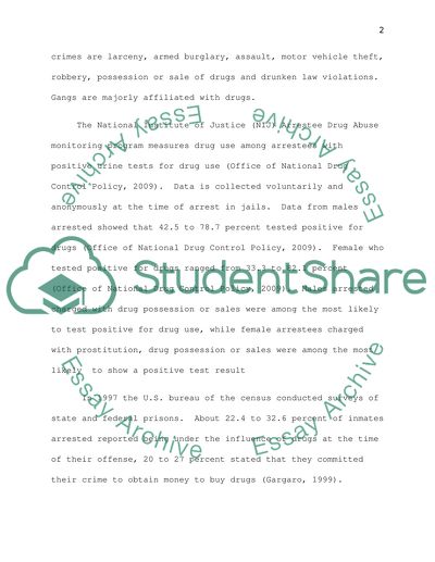 Criminology and Types of Drug-Related Offenses