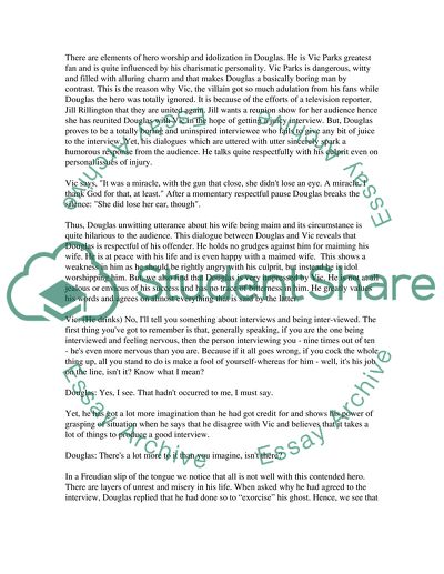 Character Analysis of Douglas Beechey