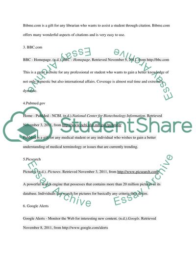 Reccomendation of 15 Critical Websites: a Comprehensive Study