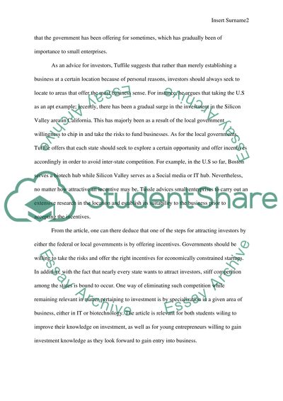 Making Sense of State Incentives for Small Firms
